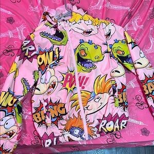 Colorful Cartoon Graphic Jacket
